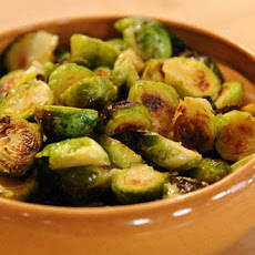 Roasted Brussels Sprouts with Orange-Butter Sauce