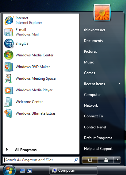 Start Menu