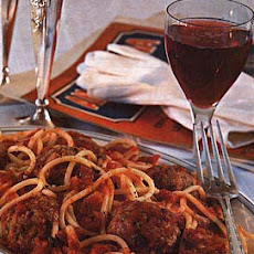 Spaghetti with Sicilian Meatballs