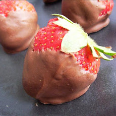 Lighter Chocolate Covered Strawberries