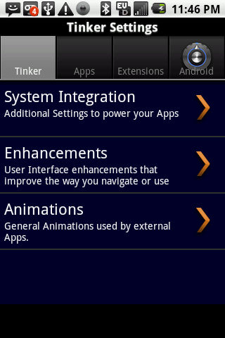 Tinker MUSE Extension