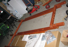 Play structure outer frame assembled