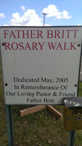 Father Britt Rosary Walk