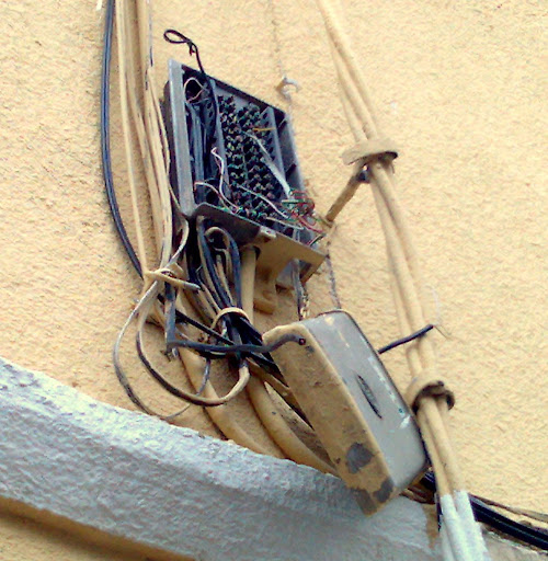 Caja de registro de pares de Telefonica