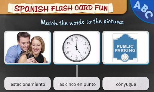 Spanish Flash Card Fun
