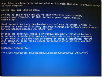 Blue Screen Of Death