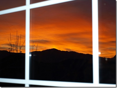 Sunset from Living Room