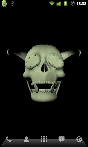 【免費個人化App】3D Skulls Live Wallpaper-APP點子