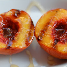 Grilled Peaches with Brown Sugar and Honey