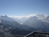 2007-07 : Le Grand Combin et le barrage de Mauvoisin depuis le Mont Fort - 09/2007