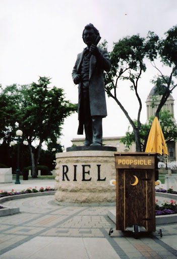 Louis Riel monument, Winnipeg, Canada