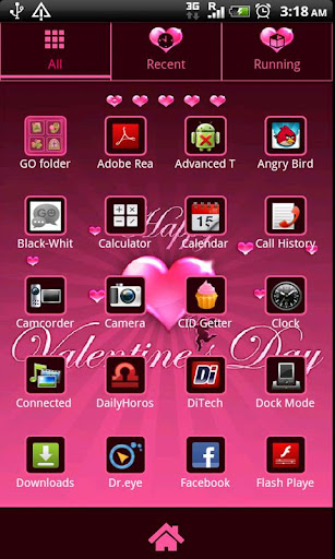 【免費個人化App】GO Launcher EX Valentine's Day-APP點子