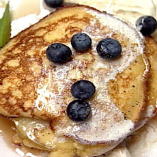 Corn Cake Breakfast Stacks with Maple Butter