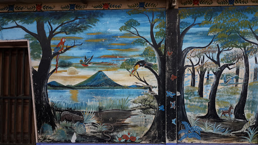 Mural Antiguo Del Mercado De Las Artesanías