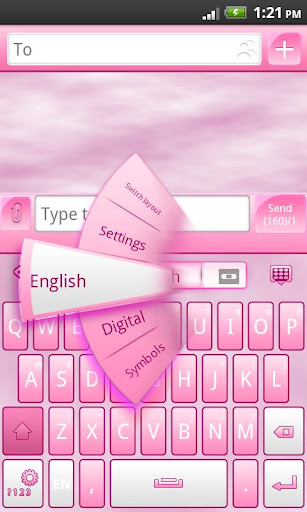 【免費通訊App】GO Keyboard Theme Pro Pink-APP點子