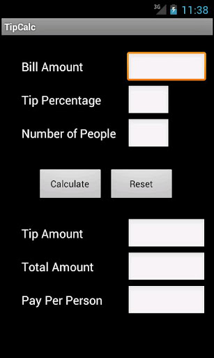 Split the Bill Tip Calculator