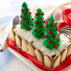 Minty Christmas Ice Cream Cake