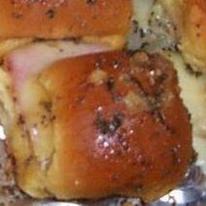 Marinated Ham & Swiss Buns Appetizer