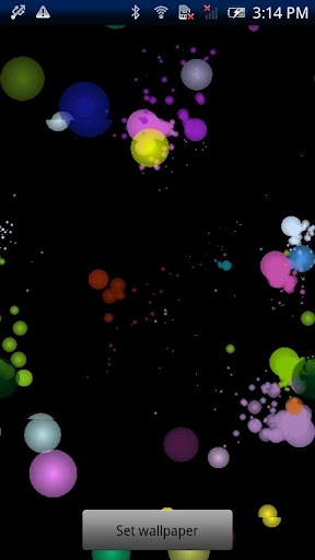 Splatballs Live Wallpaper