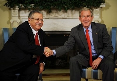 President Talabani and Bush