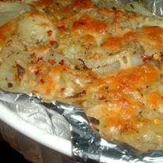 Baked Potatoes and Onion Pie