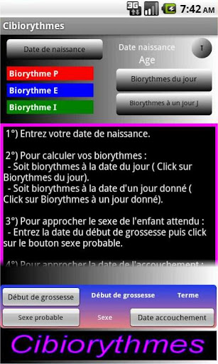 【免費健康App】Biorythmes et grossesse-APP點子