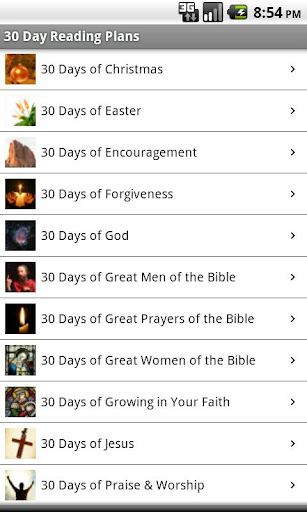 30 day Bible Reading Plans