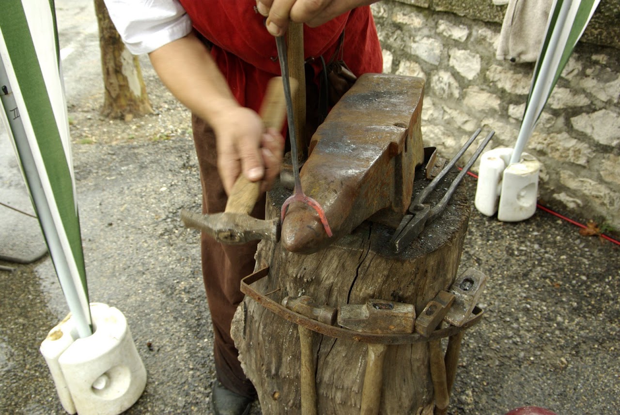 Fête médiévale à Cruas (Ardèche) - Et puis de ne pas trop réfléchir permet d'aller vite et de ne pas trop souffrir du froid