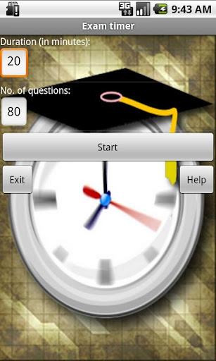 Exam timer