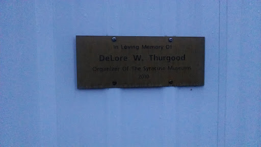 Delore W. Thurgood Memorial Plaque