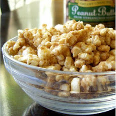 Peanut Butter Cinnamon Rice Cake Crumbles (Or Popcorn)