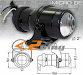 Faros Anti Niebla Micro De Facia Defensa Lupa