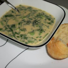 Broccoli Cheese Soup for Two