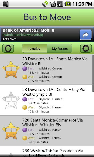 Bus to Move LA Metro Realtime