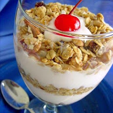 A Breakfast Yogurt Parfait (Granola)
