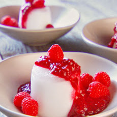 Easiest Italian Ices with Raspberry Sauce