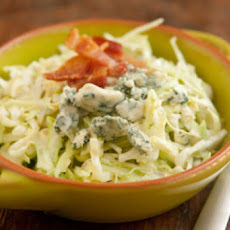 Creamy Coleslaw with Bacon and Blue Cheese