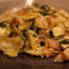 Orzo with Chicken and Artichokes