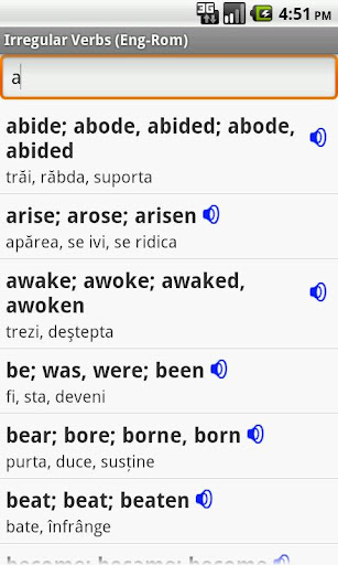 免費下載教育APP|Eng-Romanian Irregular Verbs app開箱文|APP開箱王