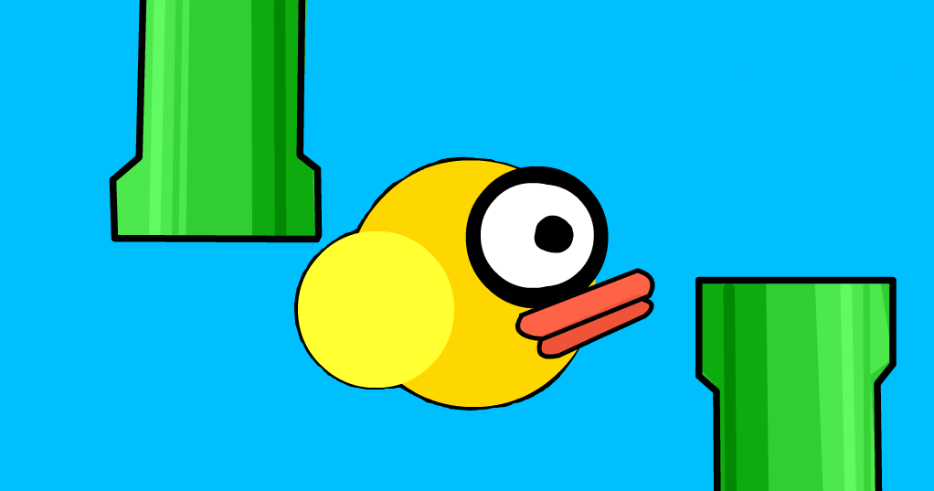 Flappy Bird  Flappy bird, Bird drawings, Bird sketch