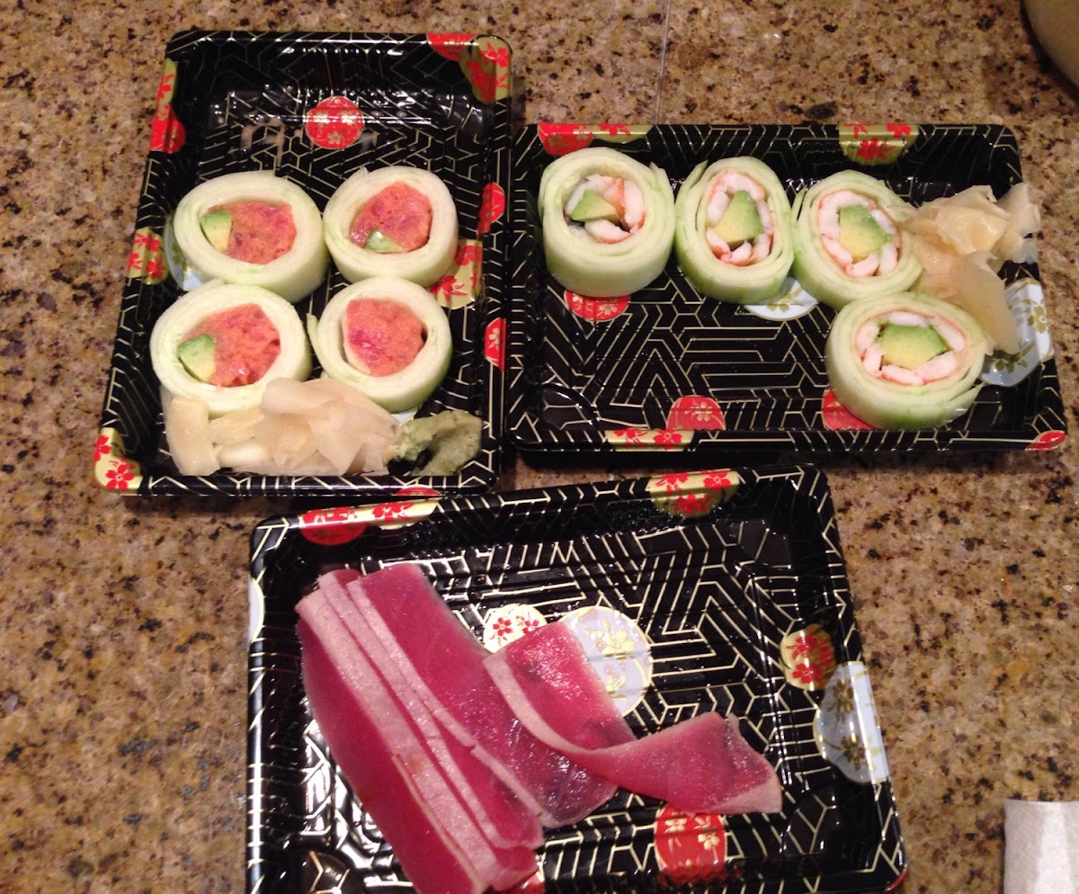 My gluten free/paleo sushi! ;)