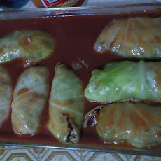 Polish Stuffed Cabbage Rolls (Golabki / Golumkies / Golumpkis)