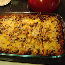 Turkey (Or Beef) Enchilada Casserole
