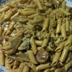 Creamy Chorizo and Chicken Pasta