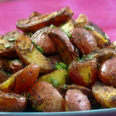 Crispy Coriander Potatoes