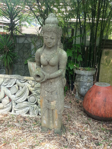 Traditional Thai God Stone Sculpture