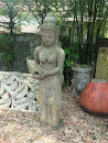 Traditional Thai God Stone Sculpture
