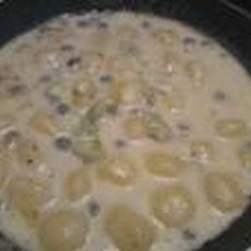 Gnocchi with Spring Onion, Peas and Fava
