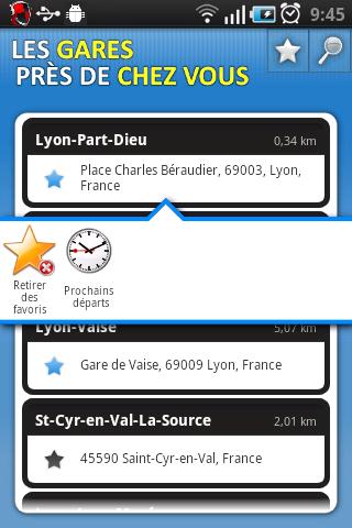 Horaires TER SNCF