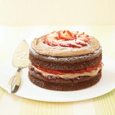 Double-Chocolate Strawberry Shortcake